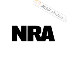 2x NRA - National Rifle Association Vinyl Decal Sticker Different colors & size for Cars/Bikes/Windows