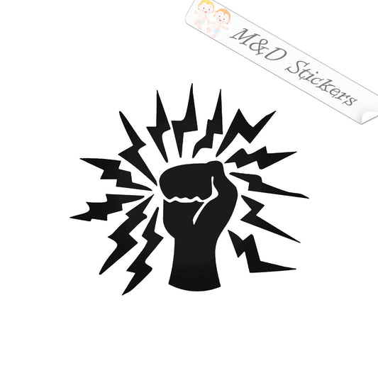 2x Electrician Vinyl Decal Sticker Different colors & size for Cars/Bikes/Windows