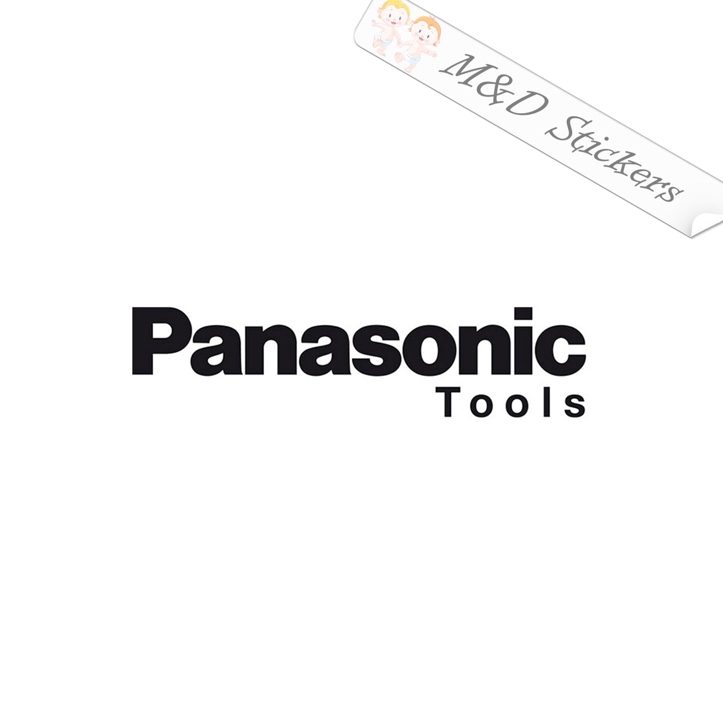 2x Panasonic tools logo Vinyl Decal Sticker Different colors & size for Cars/Bikes/Windows