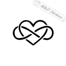 2x Love Forever Vinyl Decal Sticker Different colors & size for Cars/Bikes/Windows