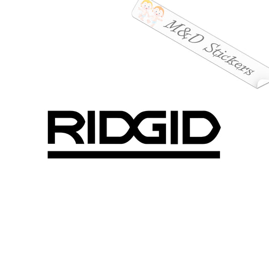 2x Ridgid Logo Vinyl Decal Sticker Different colors & size for Cars/Bikes/Windows