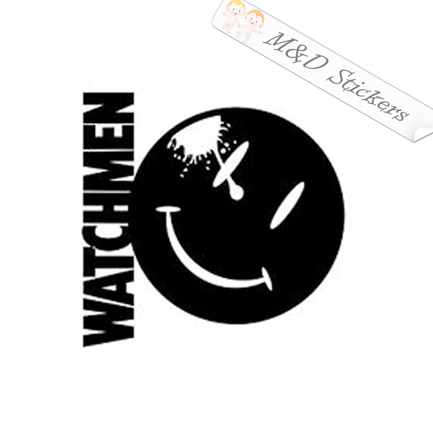 2x Watchmen Vinyl Decal Sticker Different colors & size for Cars/Bikes/Windows