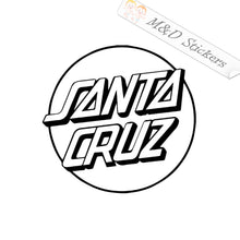 2x Santa Cruz Logo Vinyl Decal Sticker Different colors & size for Cars/Bikes/Windows