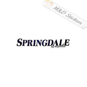 2x Springdale by Keystone Vinyl Decal Sticker Different colors & size for Cars/Bikes/Windows