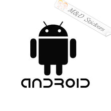2x Android Logo Vinyl Decal Sticker Different colors & size for Cars/Bikes/Windows