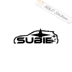 2x Subie Subaru Vinyl Decal Sticker Different colors & size for Cars/Bikes/Windows