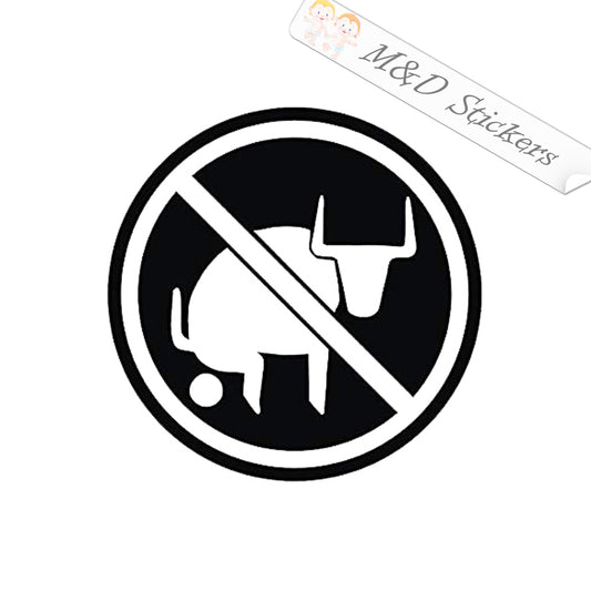 2x No bullshit Vinyl Decal Sticker Different colors & size for Cars/Bikes/Windows