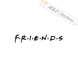 2x Friends TV show Vinyl Decal Sticker Different colors & size for Cars/Bikes/Windows