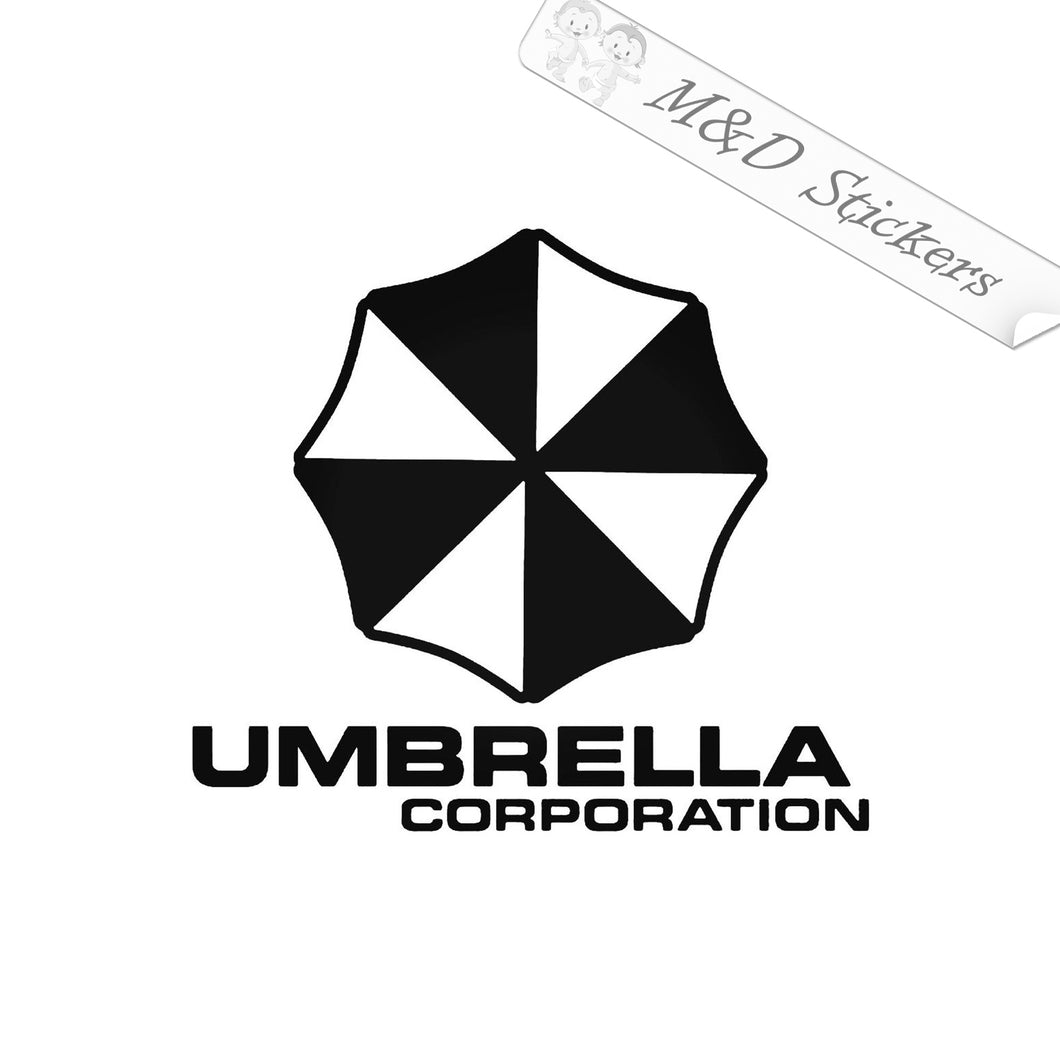 2x Umbrella Corp Vinyl Decal Sticker Different colors & size for Cars/Bikes/Windows