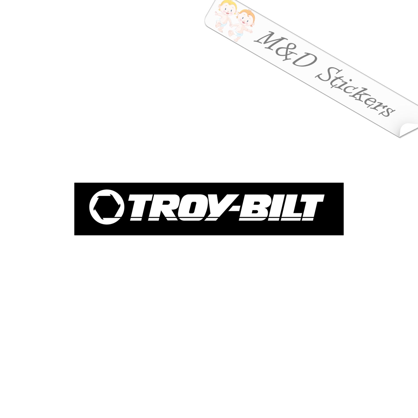 2x Troy-Bilt Tools Logo Vinyl Decal Sticker Different colors & size for Cars/Bikes/Windows