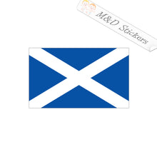 2x Scotland Flag Vinyl Decal Sticker Different colors & size for Cars/Bikes/Windows