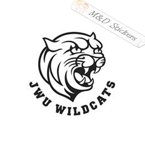 2x JWU Wildcats Vinyl Decal Sticker Different colors & size for Cars/Bikes/Windows