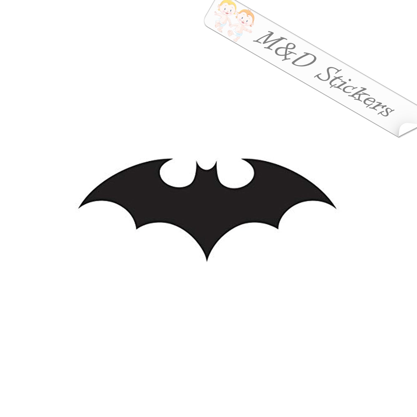 2x Batman Vinyl Decal Sticker Different colors & size for Cars/Bikes/Windows