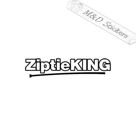 2x Zip-tie king Vinyl Decal Sticker Different colors & size for Cars/Bikes/Windows