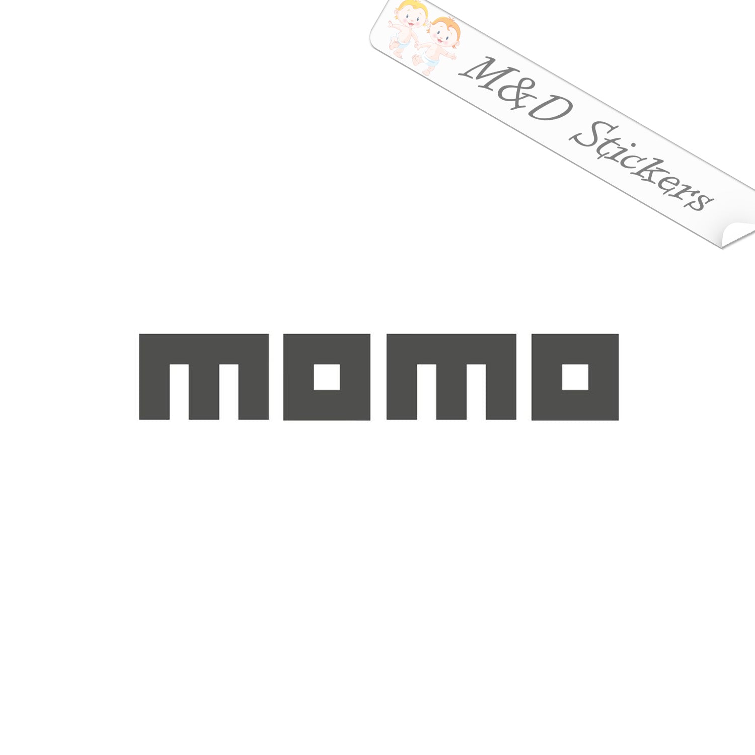 2x Momo racing Vinyl Decal Sticker Different colors & size for Cars/Bi ...