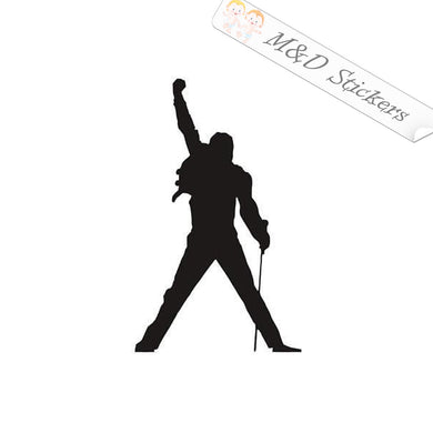 2x Freddie Mercury Vinyl Decal Sticker Different colors & size for Cars/Bikes/Windows