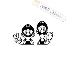 2x Super Mario brothers Video Game Vinyl Decal Sticker Different colors & size for Cars/Bikes/Windows
