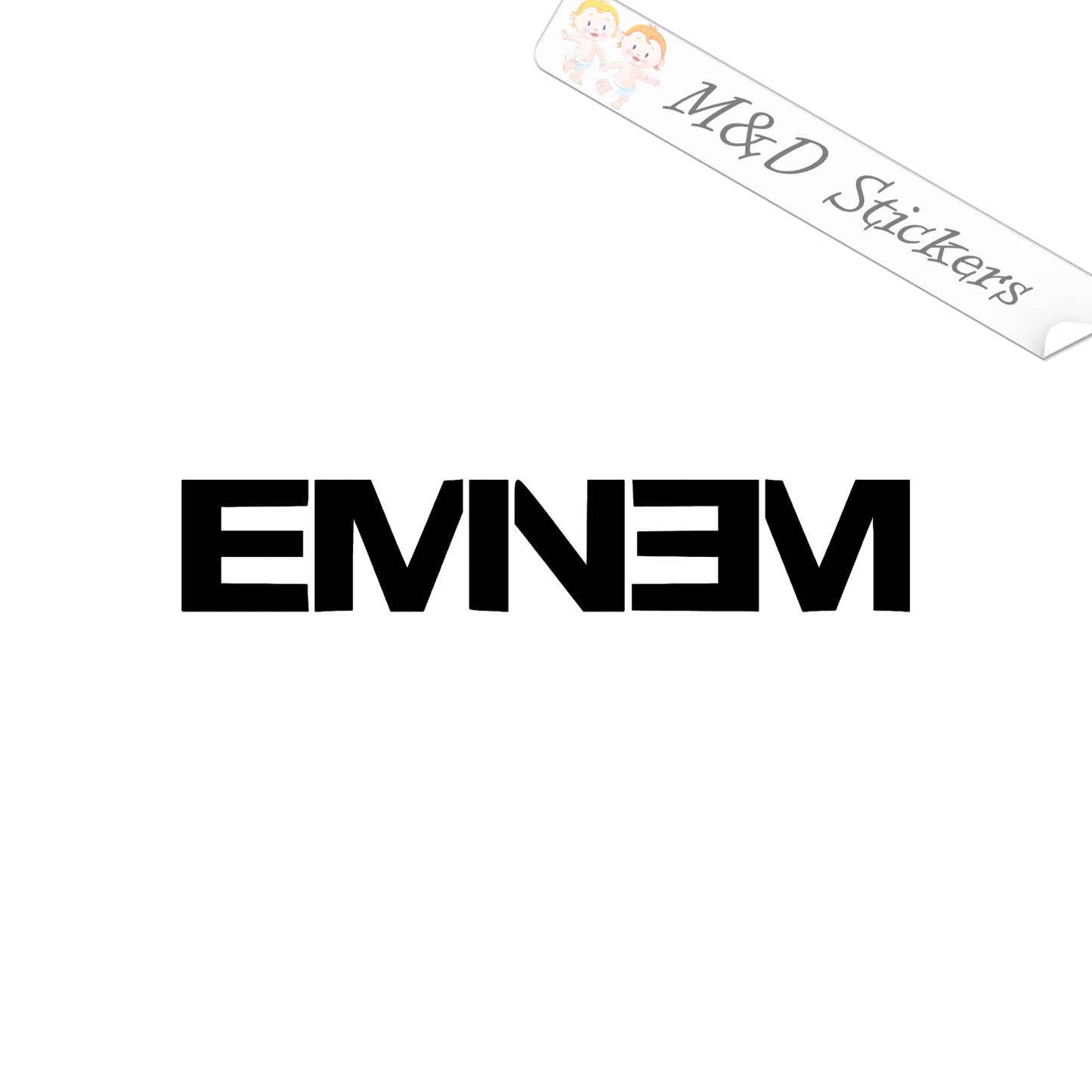 Eminem Music Logo (4.5" - 30") Vinyl Decal in Different colors & size for Cars/Bikes/Windows