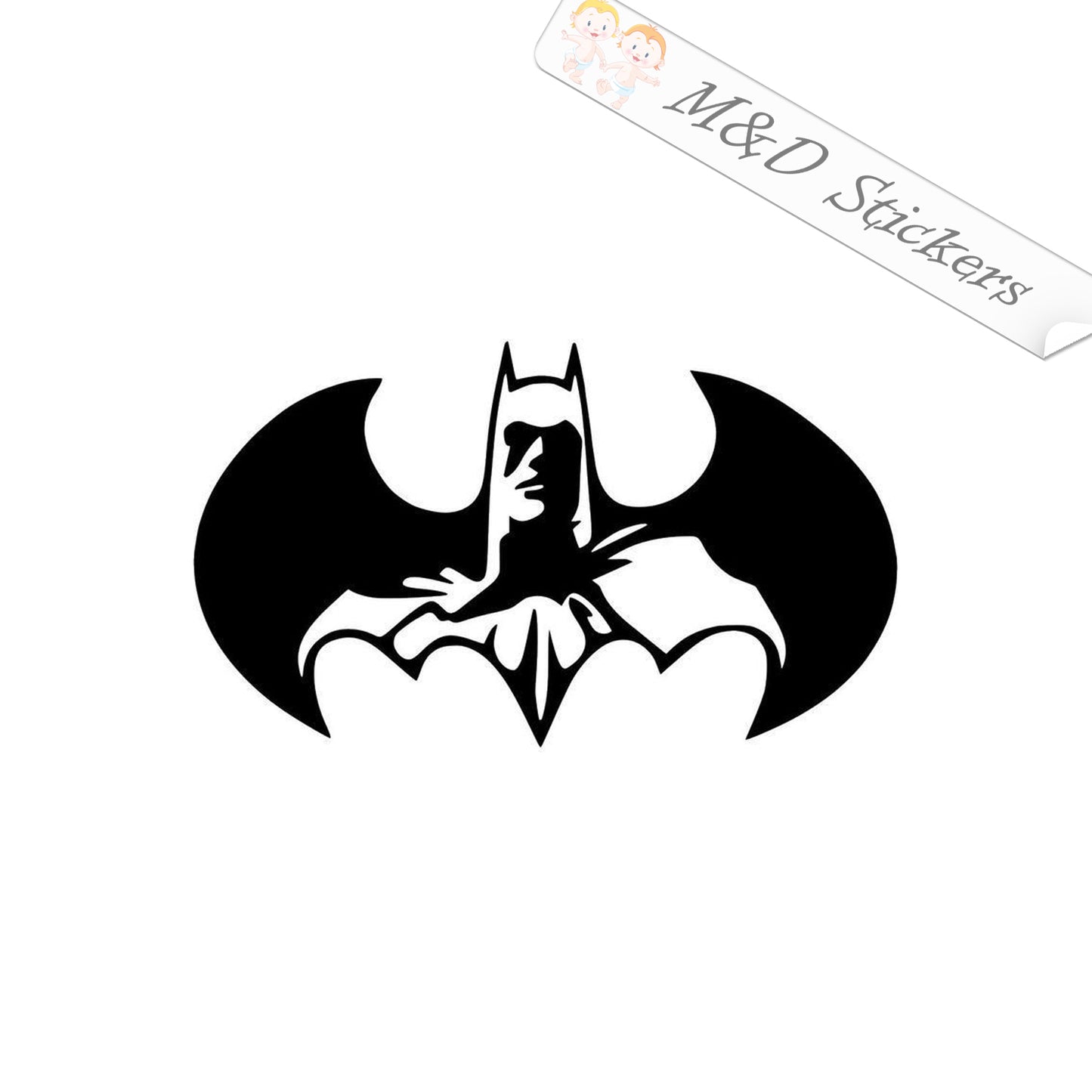 2x Batman Vinyl Decal Sticker Different colors & size for Cars/Bikes/Windows