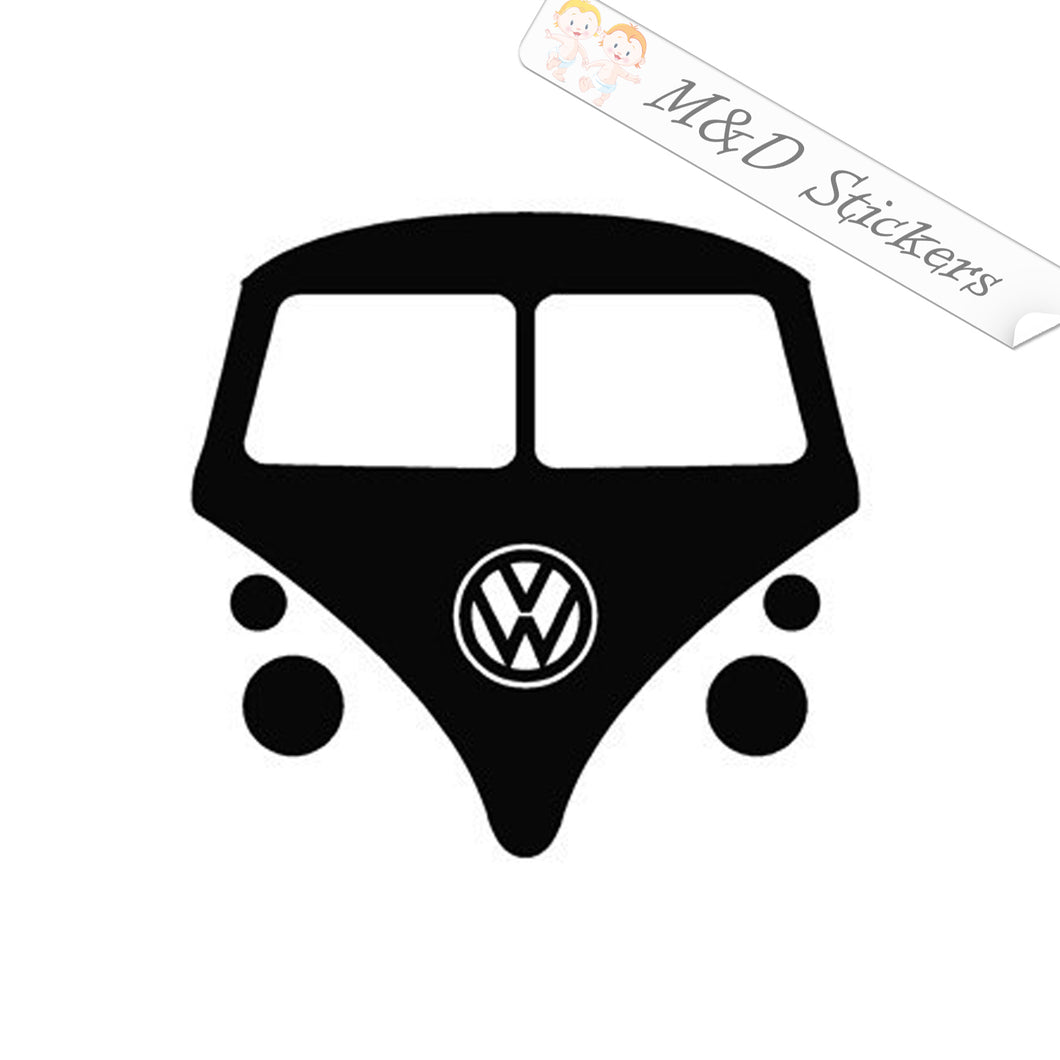 2x Volkswagen van Vinyl Decal Sticker Different colors & size for Cars/Bikes/Windows