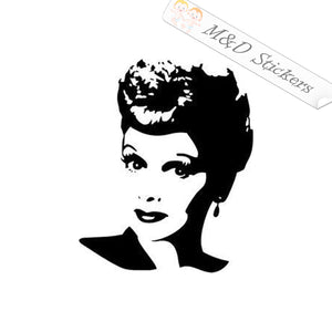 2x I love Lucy Vinyl Decal Sticker Different colors & size for Cars/Bikes/Windows