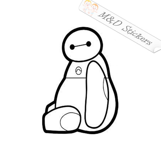 Baymax Big Hero 6 (4.5" - 30") Vinyl Decal in Different colors & size for Cars/Bikes/Windows