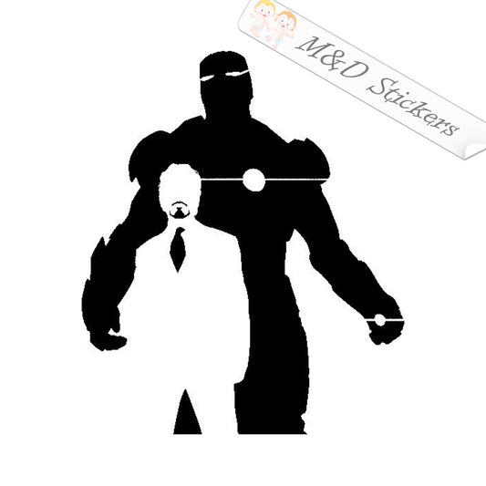 Ironman Tony Stark (4.5" - 30") Vinyl Decal in Different colors & size for Cars/Bikes/Windows