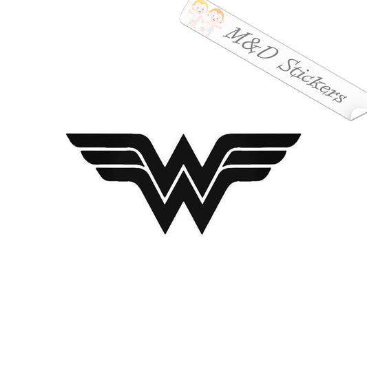 2x Wonder woman Vinyl Decal Sticker Different colors & size for Cars/Bikes/Windows