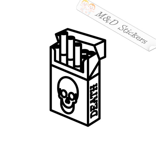 2x Smoking Kills Vinyl Decal Sticker Different colors & size for Cars/Bikes/Windows