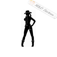 2x Sexy lady Vinyl Decal Sticker Different colors & size for Cars/Bikes/Windows