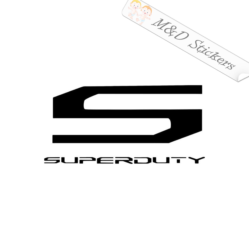2x Ford Super Duty Vinyl Decal Sticker Different colors & size for Cars/Bikes/Windows