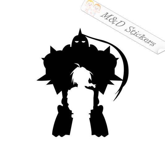 Fullmetal Alchemist Alphones Elric armor Edward (4.5" - 30") Vinyl Decal in Different colors & size for Cars/Bikes/Windows