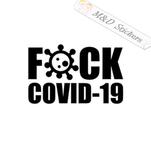 F*ck COVID-19 (4.5" - 30") Vinyl Decal in Different colors & size for Cars/Bikes/Windows