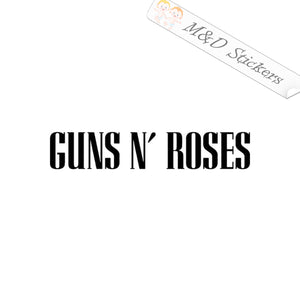 Guns N' Roses Music band Logo (4.5" - 30") Vinyl Decal in Different colors & size for Cars/Bikes/Windows