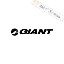 Giant Bicycles Logo (4.5" - 30") Vinyl Decal in Different colors & size for Cars/Bikes/Windows