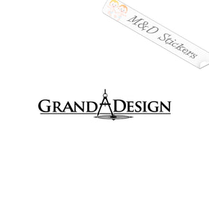 Grand Design RV Logo (4.5" - 30") Vinyl Decal in Different colors & size for Cars/Bikes/Windows