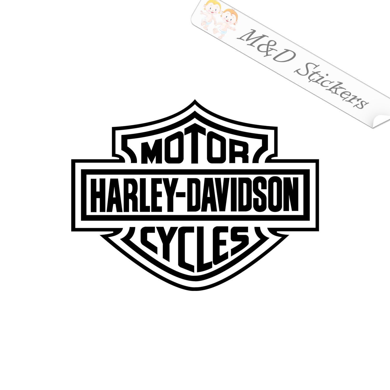 Harley Davidson Sticker  Harley Davidson Logo Sticker