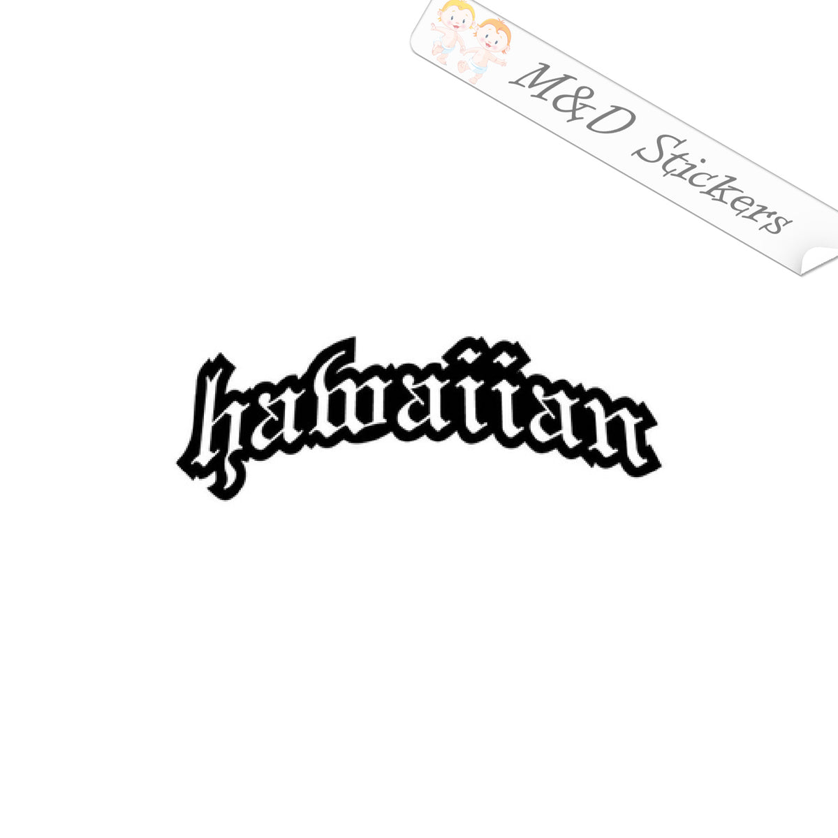 2x Hawaiian Vinyl Decal Sticker Different colors & size for Cars/Bikes ...