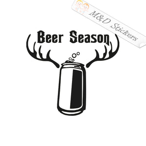 2x Beer season Vinyl Decal Sticker Different colors & size for Cars/Bikes/Windows