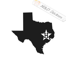 Houston Astros Logo (4.5" - 30") Vinyl Decal in Different colors & size for Cars/Bikes/Windows