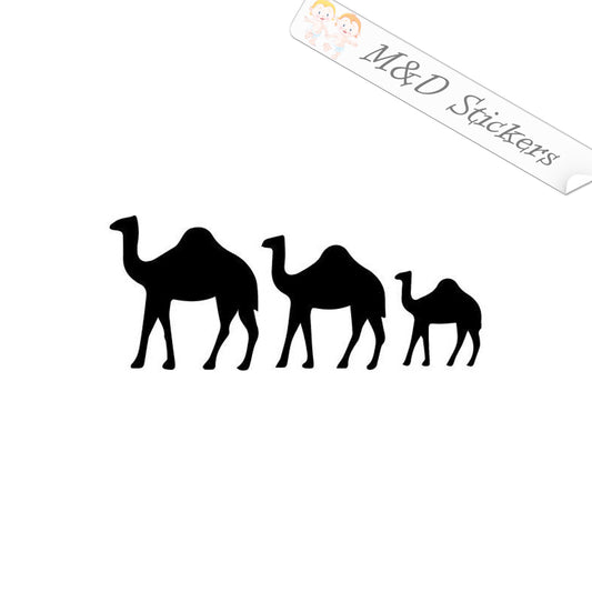 2x Camels Vinyl Decal Sticker Different colors & size for Cars/Bikes/Windows