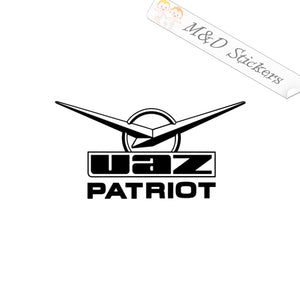 2x UAZ Patriot Russian car logo Vinyl Decal Sticker Different colors & size for Cars/Bikes/Windows