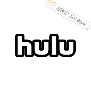 2x Hulu Vinyl Decal Sticker Different colors & size for Cars/Bikes/Windows
