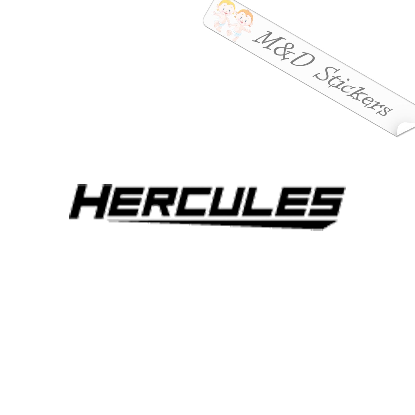 Hercules tools Logo (4.5" - 30") Vinyl Decal in Different colors & size for Cars/Bikes/Windows