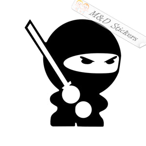 Ninja (4.5" - 30") Vinyl Decal in Different colors & size for Cars/Bikes/Windows