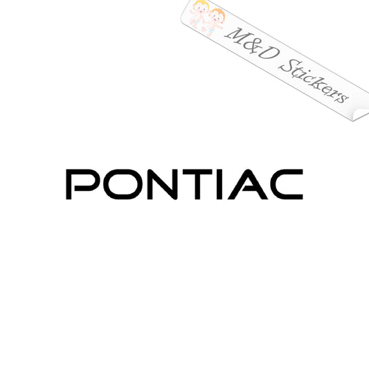 2x Pontiac Logo Vinyl Decal Sticker Different colors & size for Cars/Bikes/Windows