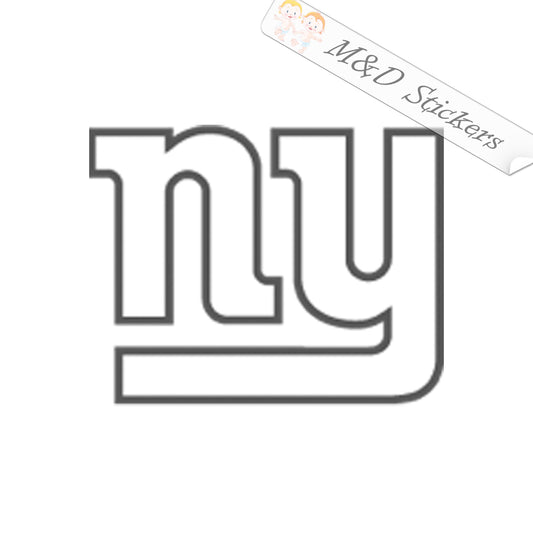New York Giants Logo (4.5" - 30") Vinyl Decal in Different colors & size for Cars/Bikes/Windows