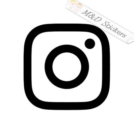 2x Instagram Logo Vinyl Decal Sticker Different colors & size for Cars/Bikes/Windows