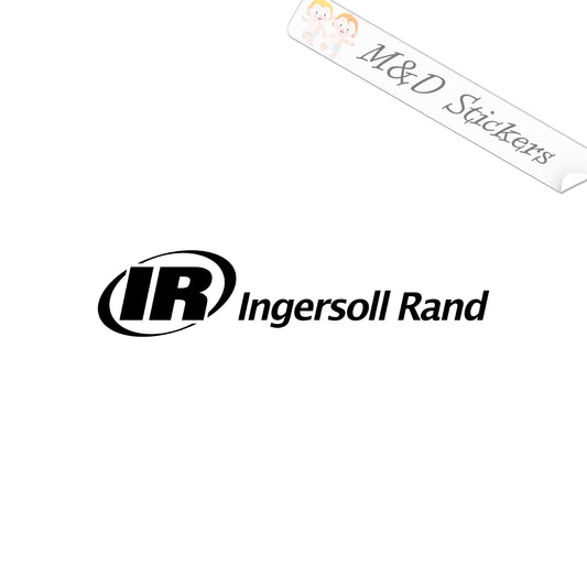 2x Ingersoll-Rand logo Vinyl Decal Sticker Different colors & size for Cars/Bikes/Windows