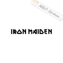 2x Iron Maiden Logo Vinyl Decal Sticker Different colors & size for Cars/Bike